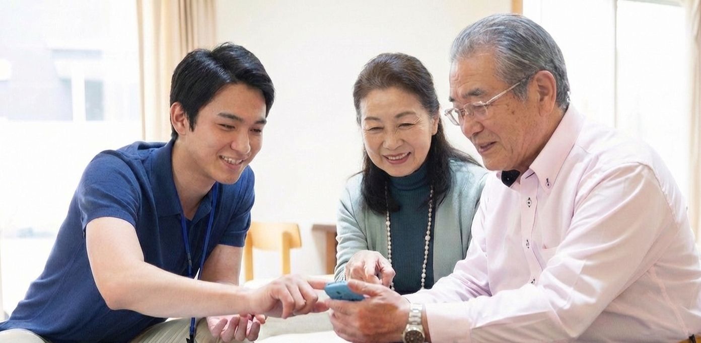 スマートフォン教室の様子